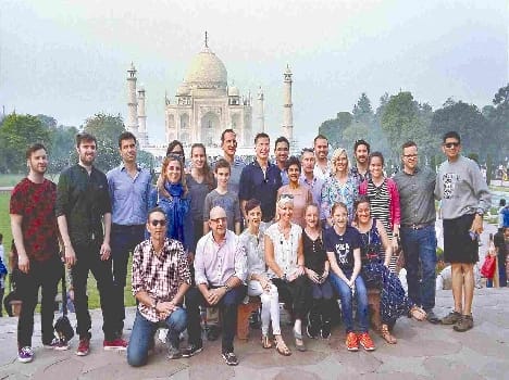 Facebook team saw the taj